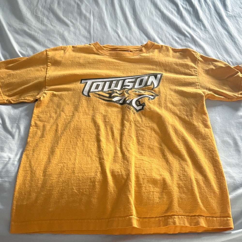 Yellow Towson college tee